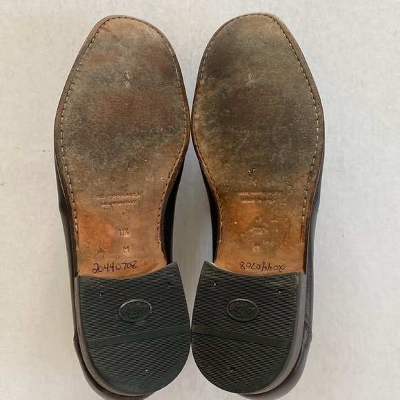 Bruno Magli PORRO Men's Brown Leather Slip On Loafers Size 11.5. Made in Italy - Picture 7 of 10